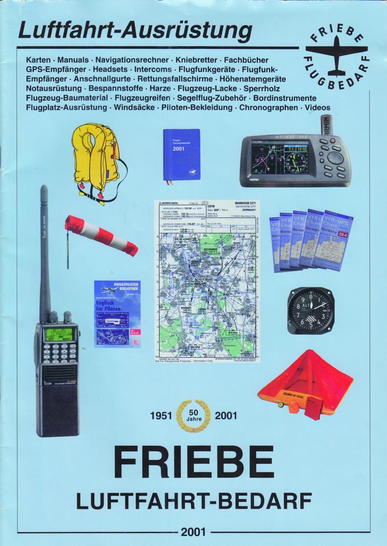 FRIEBE Luftfahrt-Ausrüstung 2001